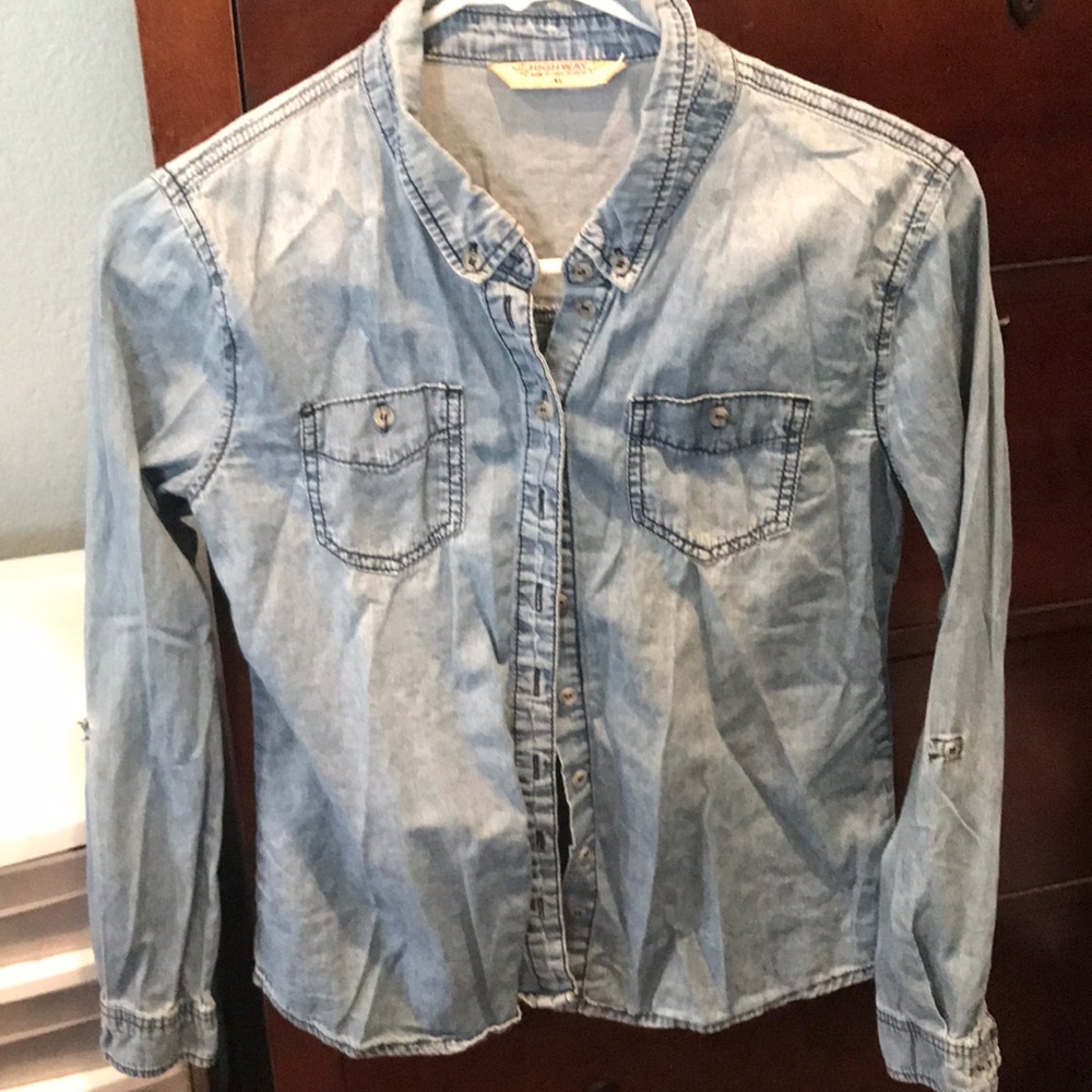 Denim shirt - girls